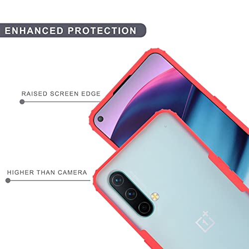 Image of SPRIG Compatible with Realme GT Master Edition 5G Phone Matte Premium Back Cover Drop Tested Shock Proof Mobile Case for Men, Women, Boys and Girls with Camera Protection (Red)