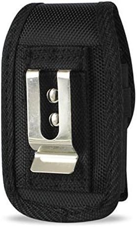 Miniatura 2 de Funda resistente de nailon con clip de metal compatible con Kyocera DuraXV Extreme E4810, Cadence LTE, Dura XTP, Dura XV E4520/Plus, Convoy 4, la