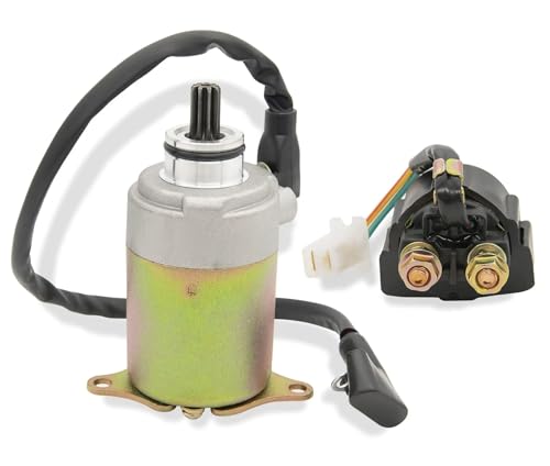 Starter Motor GY6 Starter 9 Tänder För Skotrar Mopeder ATV Karts Kompatibel Med Fyrhjulingar GY6 Fyrtaktsmotorer 150cc 125cc 50cc 200cc 250cc Drivning