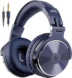 SUPERIOR SOUND QUALITY: Enjoy superb, balanced sound and supreme comfort with the OneOdio Studio monitor headphones. Large, 50 millimeter speaker unit drivers combined with neodymium magnets provides stereo Hi-Fi level sound; powerful bass, clear voc...