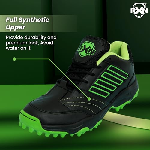 Image of RXN Hockey Sports Shoes for Men (Black,9 UK)