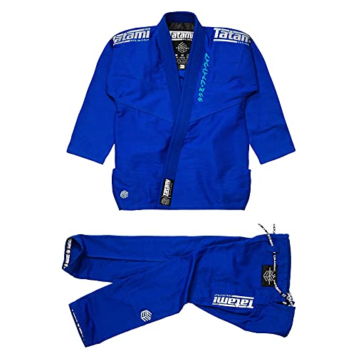 Tatami Fightwear Estilo Black Label BJJ Gi - A3 - Gray/Blue Tatami Fightwear Estilo Black Label BJJ Gi - A3 - Gray/Blue