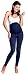 Zeta Ville - Premamá Leggings Efecto Mezclilla Banda para Barriga - Mujer...