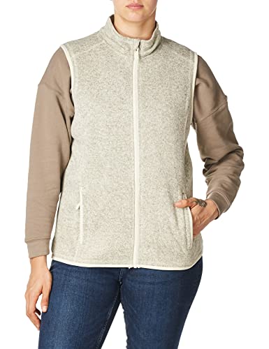 Charles River Apparel Women's Pacific Heathered Sweater Fleece Vest
