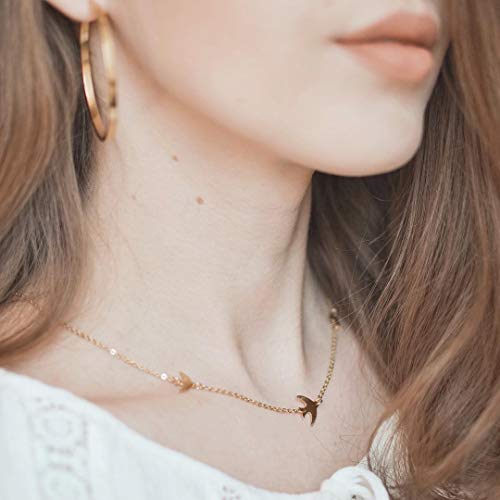 Happiness Boutique Collana Uccellini Che Volano in...