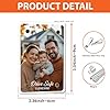 PERSONAL84 Drive Safe I Love You Visor Clip, Car Picture Holder, Sun Visor Photo Clip, Acrylic Magnetic Photo Clip, Car Picture Frame, Magnetic Photo Frames, Gifts for Boyfriend, Dad #2