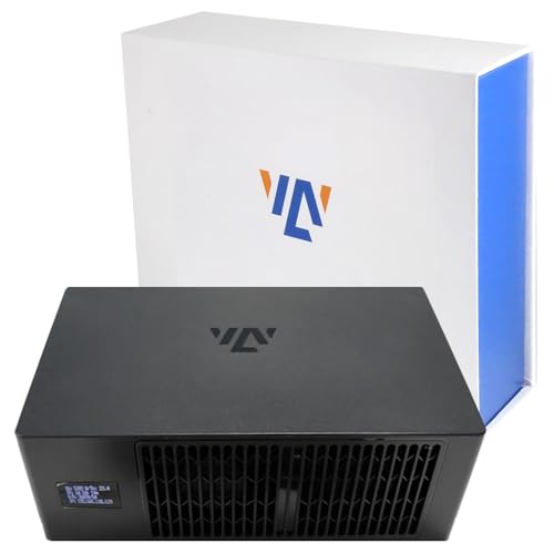 Bitcoin Miner LV08, 4.2TH/s 120W Lottery Miner, BM1366 ASIC Chip, 2.4G WiFi, P2P/Solo Mining, SHA256 Algorithm, 38dB Silent Cryptocurrency Home Use