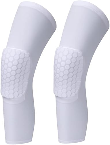 Miniatura 5 de Rodilleras de seguridad deportivas de tiro para baloncesto, transpirables, con almohadillas de panal de abeja, rodilleras protectoras - como si