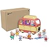 41+kyisuool - Peppa Pig Peppa Visits Australia Campervan Vehicle Preschool Toy with Rolling Wheels; Includes 8 Figures, 4 Accessories, for Ages 3 and Up (Amazon Exclusive)