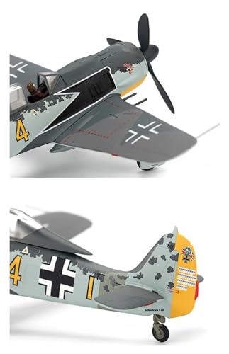 Modèle d'avion en alliage 1 72 Luftwaffe FW190A-4 miniature de collection