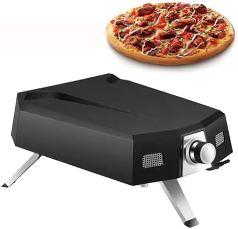 Commercial Pizza Oven, 12-Inch Propane Gas Outdoor Oven, with Pizza Stone, for Home and Restaurant Backyard Camping