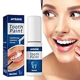 Pintura Dental,Pintura Blanqueadora de Dientes,Gel Blanqueador Instantánea Para Blanquear Elimina Las Manchas y Refresca el Aliento esmalte para dientes dientes blancos (1)