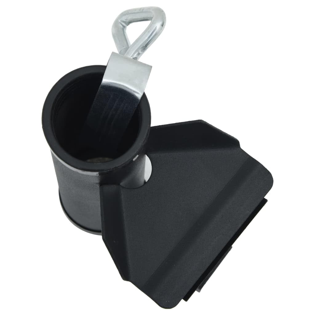 Morsetti per Ombrelloni da Balcone 2 pz 25-38 mm in Acciaio,Supporto Ombrellone Da Giardino, Porta Ombrellone Da Balcone, Portaombrelli Da Esterno, Base Per Ombrellone Metallo, Clip Per Ombre