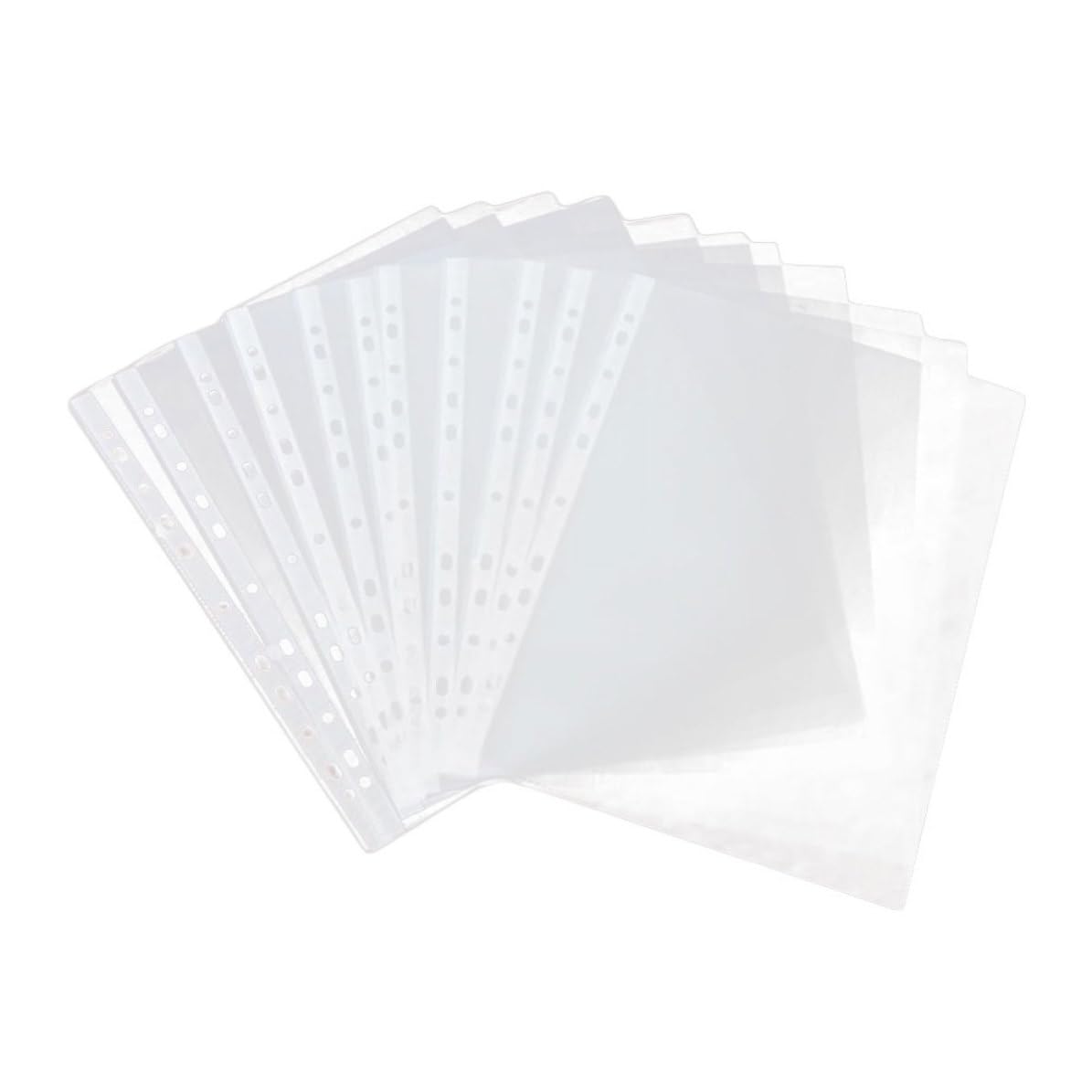 HEALLILY 100piezas Unidades Protectores de Transparentes Funda para Documentos Importantes de Ácido Funda Resistente para Archivo y Oficina