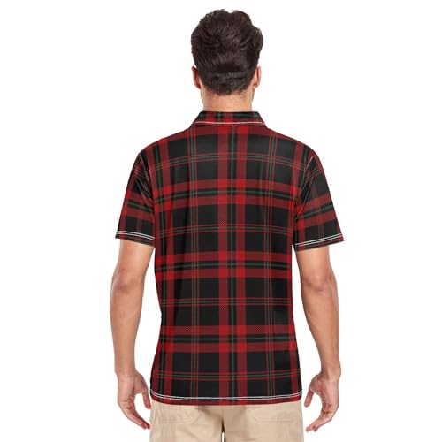 Dinosaur Skeleton Men's Polo Shirts Short Sleeve Quick Dry Athletic Outdoor Sports Golf Shirts S-XXL2