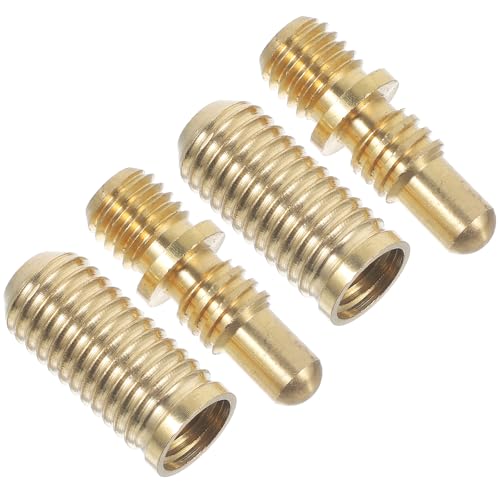 LOORGVEL Tornillos de Cobre para Unión de Taco de Billar, 2 Juegos de Tornillos Cilíndricos para Reparación, Piezas de Conexión Resistentes y Duraderas para Accesorios de Billar