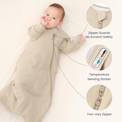 Image of Unisex Sleeping Bag for Babies and Toddlers 3.5 Tog Sleep Sack, Baby Sleep Sack, One piece with sleeves, Gifts for Baby