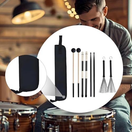Ensemble de robustes pour batteurs : accessoire de musique haute densité - 6