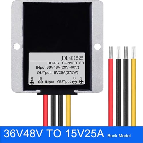 Convertisseur abaisseur 20-60V à 15V 25A pour régulation de tension stable