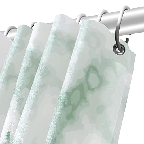 Rideau de douche marbre vert 183cm grand format imperméable anti-moisissure - 6