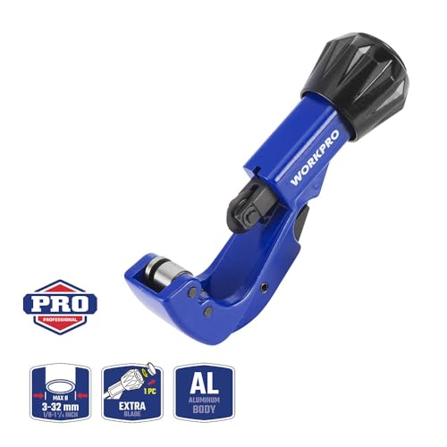 WP301005 3-32 mm Profesyonel Bakır Boru Kesme Makası + 1 Adet Yedek Bıçak