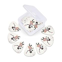 Girl Dance Butterfly Lot de 12 médiators pour guitare électrique, basse, ukulélé 0,46 mm/0,71 mm/0,96 mm d’épaisseur - Les Beatles, Paul McCartney, John Lennon, RIngo Starr, George Harrison Girl Dance Butterfly Lot de 12 médiators pour guitare électrique, basse, ukulélé 0,46 mm/0,71 mm/0,96 mm d'épaisseur – Image 6