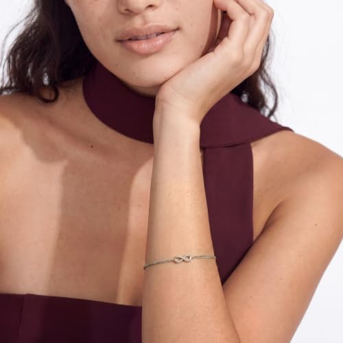 Purelei Tiny Infinity Armband (Silber) – Filigranes Damen Armband – Ansicht 2