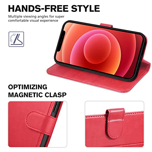 Housse iPhone 13 Pro Max rouge chic pour simplifier vos sorties quotidiennes - 4