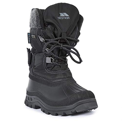 Trespass Youths Boys Strachan Snow Boots (6 Youth Us) (Black) #TOP3