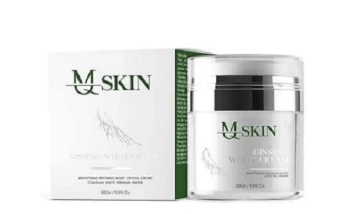 MQ Skin Ginseng White Cream, Brightening and Moisturizing Face Cream, 1.05 Oz