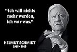 Ecken abgerundet & gebohrt Helmut Schmidt Spruch 7 Blechschild Metallschild Schild gewölbt Metal Tin Sign 20 x 30 cm