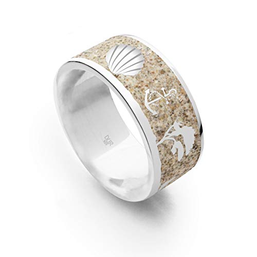 DUR Damen Ring Ostsee aus Sterling-Silber in der Farbe...