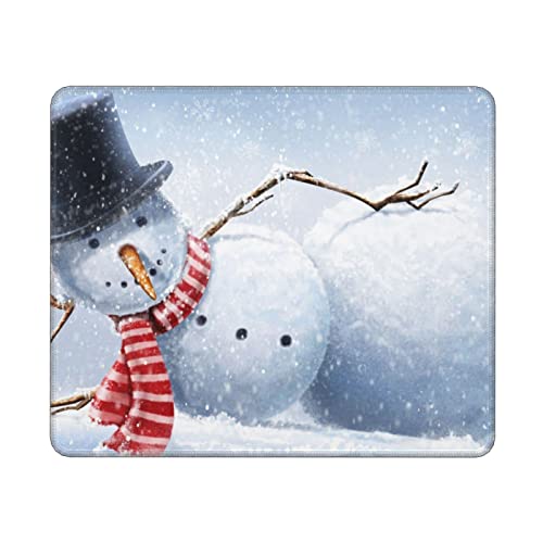 Funny-Christmas-Snowman-Printed-Mouse-Pad-Computer-Mouse-Mat-with-Anti-Slip-Rubber-Mouse-Pads-Waterproof-Gaming-Mouse-Pad-for-Computers-Laptop-Office-10A12-in