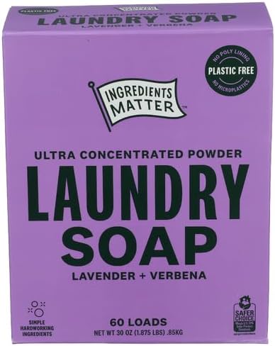 IngredientsMatter Laundry Powder Lavender 30 oz (Pack of 8)
