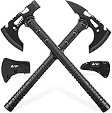 Freelander Tactical Axe 2 Pack, Sharp Tomahawk with Sheath, Portable Tomahawk with Clip and Bottle Opener, Durable Survival Hatchet for Emergency, Hiking and Camping, for Men Women