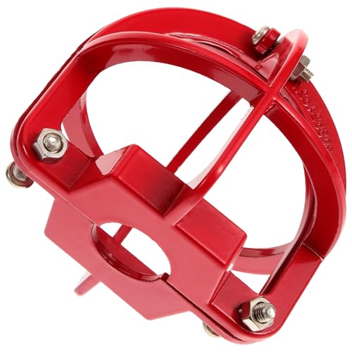 Alipis Couvercle de Gicleur D'incendie en Métal Rouge Fonction D'avertissement Visuel et Design Esthétique pour Protection de Tête Arrosage en Milieu Industriel