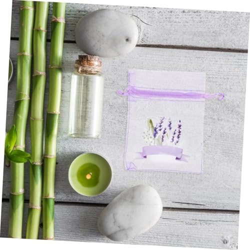 Bolsas de Malla con Cordón Lavanda UKCOCO 20pcs miniatura 6