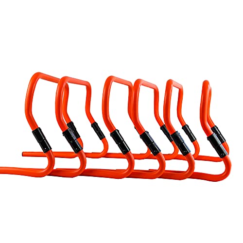 Kit de haies flexibles orange Cannon Sports pour vitesse et agilité