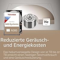 Toshiba N300 8TB 3.5" NAS HDD – 7200RPM, 512MB Cache, SATA III – Ansicht 6