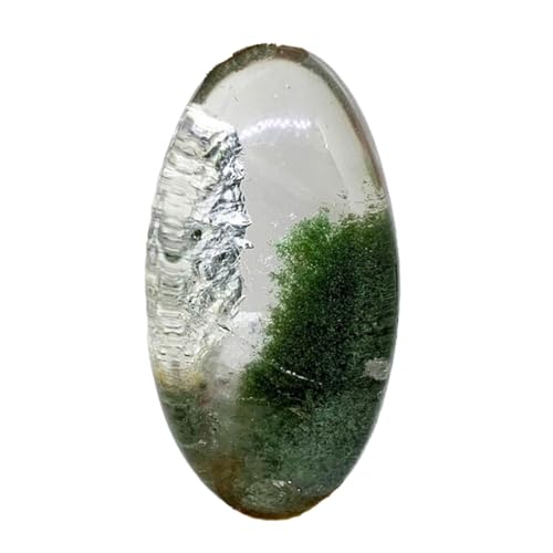 Pierre précieuse quartz de jardin ovale pour joaillerie artisanale