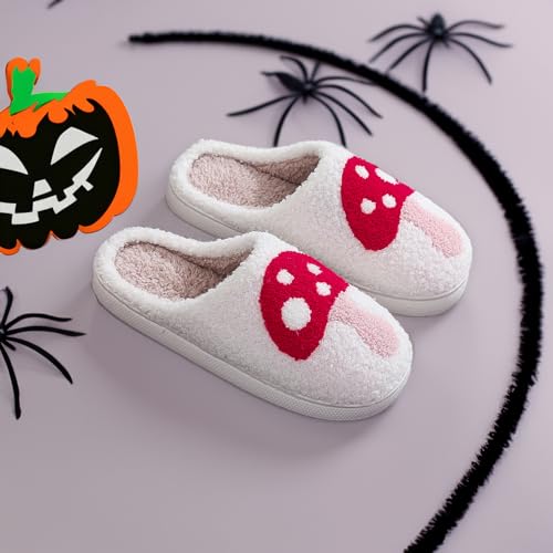 Image of Halloween Christmas Slippers Holiday Slipper House Shoes Home Slipper for Women Fuzzy Outdoor Indoor Bedroom Slippers