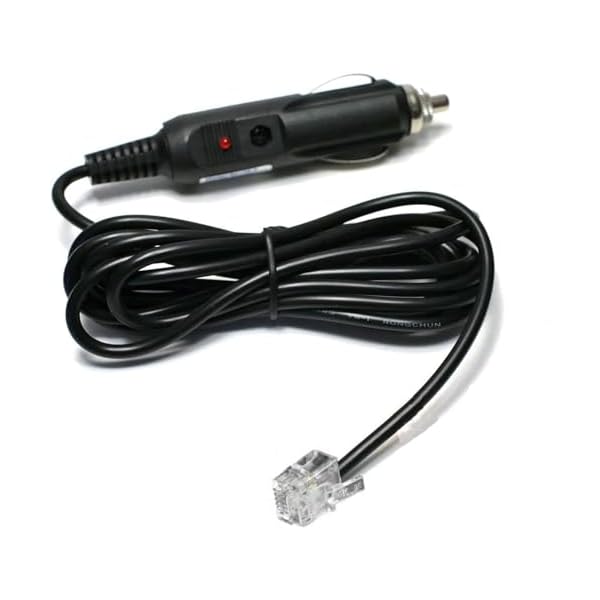 Radar Detector Power Cord, Radar Straight Power Cord Compatible with Uniden R3 R7 R1 Radar Detector, Escort Passport 9500i 8500 X50 Solo S2 Radar Detectors 12V Car Adapter (3.5 m / 11.5 ft)