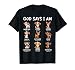 Cute God Says I Am Dog Lover Funny Christian Kids Girls T-Shirt