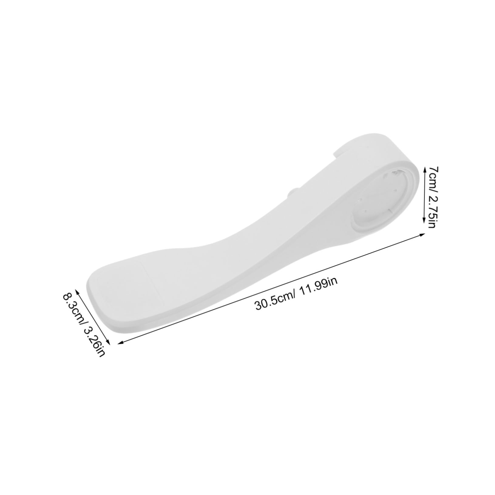 Pedale per Wc Camper Abs Bianco Ricambio per Scarico | Rvs e Camper, Layout Bagno Compatto, Parte di Sostituzione per Manutenzione Impianto
