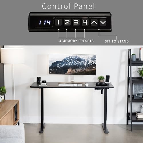 Electric standing desk adjustable