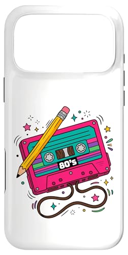 ���g���ȃJ�Z�b�g�e�[�v 80�N�� ���B���e�[�W ���y ���I�O���t�B�b�N �X�}�z�P�[�X iPhone 17 Pro Max �p