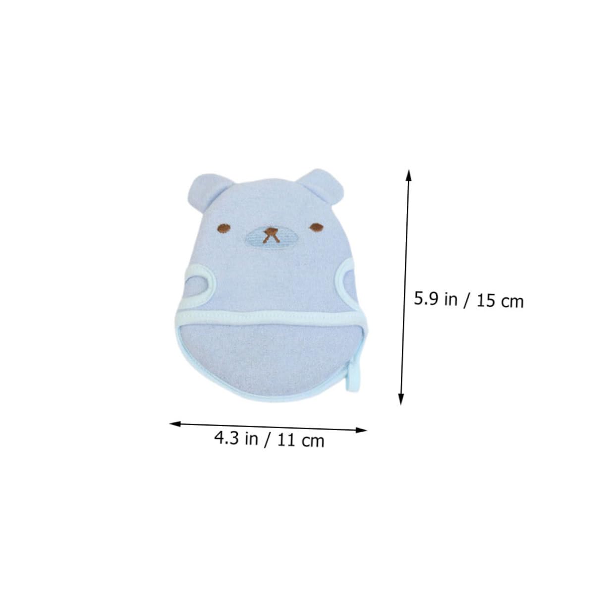 3pcs Bathing Supplies for Boys and Girls of Soft Cartoon Animal Bath Towels Exfoliating Shower Gloves