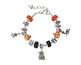 NOVADAB Spooky Halloween Shamballa Charms (Includes six Beautiful shamballa Beads) (1)