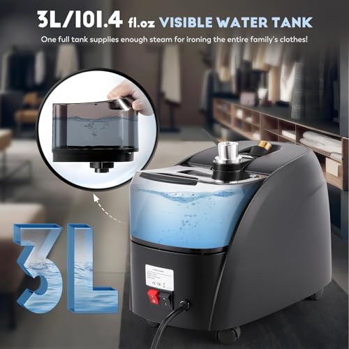 Image of Professional Standing Garment Steamer for Clothes 70 mins Powerful Steam