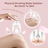 Epilator for Women, Facial Epilator Electric for Face Hair Remover, Cordless Epilators with LED Light for Women Face Body Armpit Bikini Leg Hair Removal - Image 3